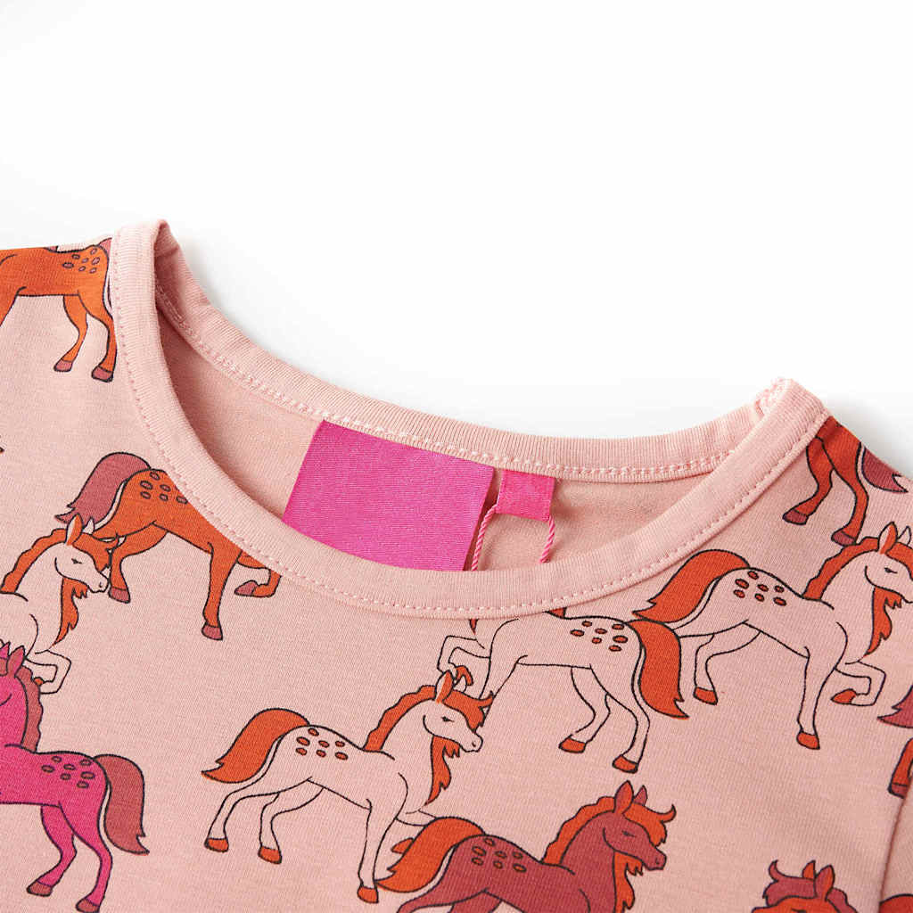 Kinderpyjama mit Langen Ärmeln Hellrosa 92