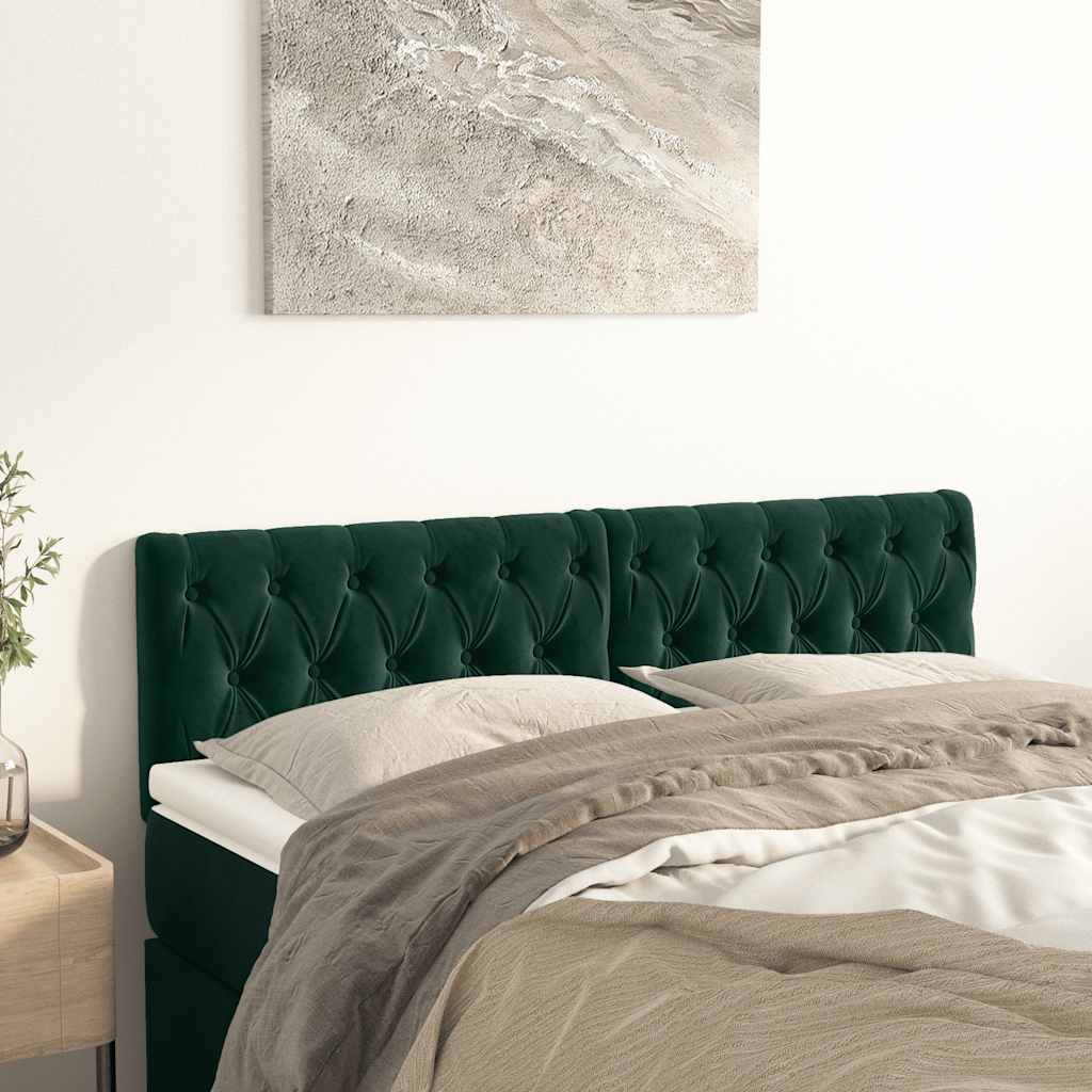 Kopfteil Hellgrau 80x7x118/128 cm Samt