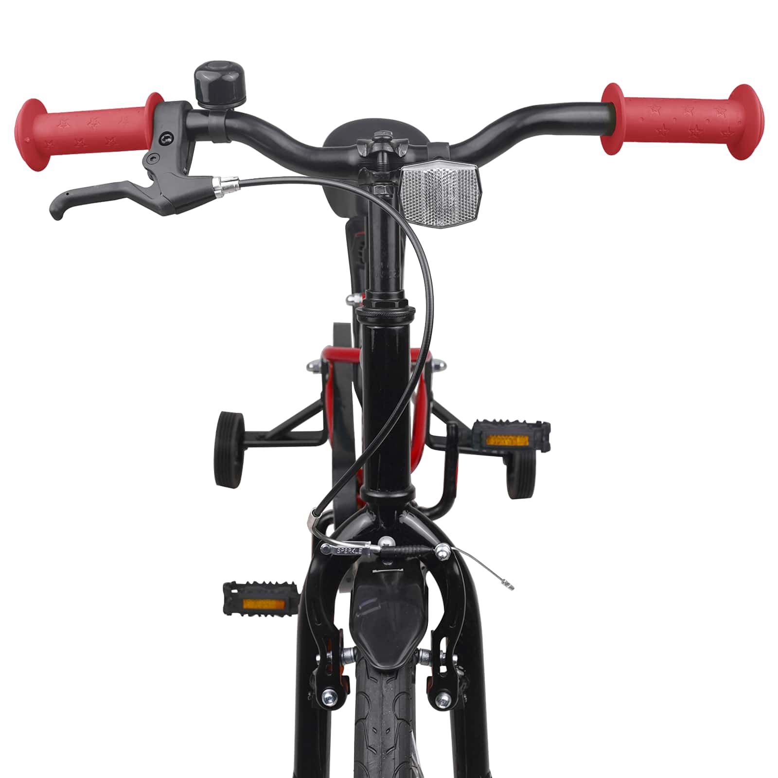 Kinderfahrrad 16 Zoll für 4-6 Jahre alt Grün Schwarz