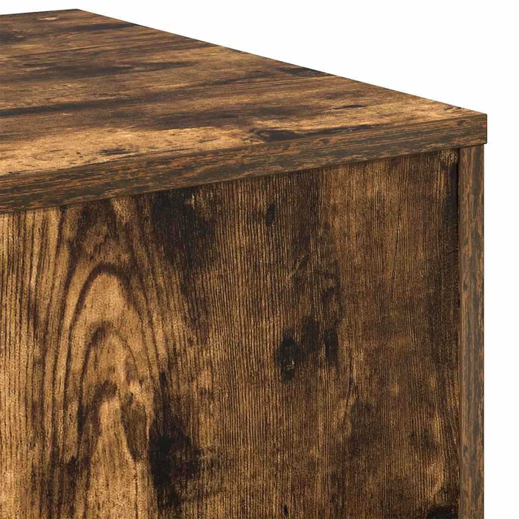 Beistelltische 3 Stk. Weiß Holzwerkstoff