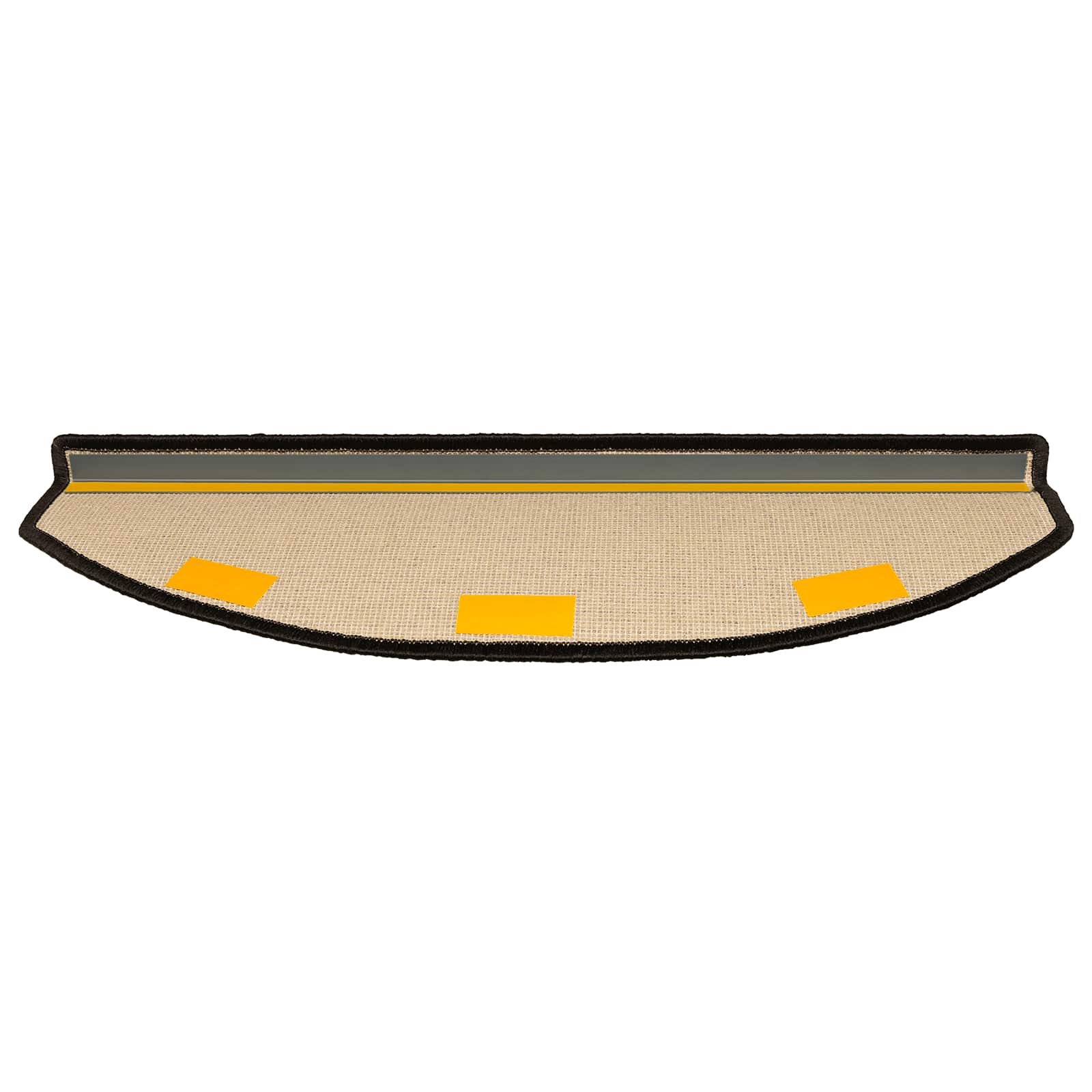Stufenmatten 15 Stk. 56x17x3 cm Anthrazit Halbrund