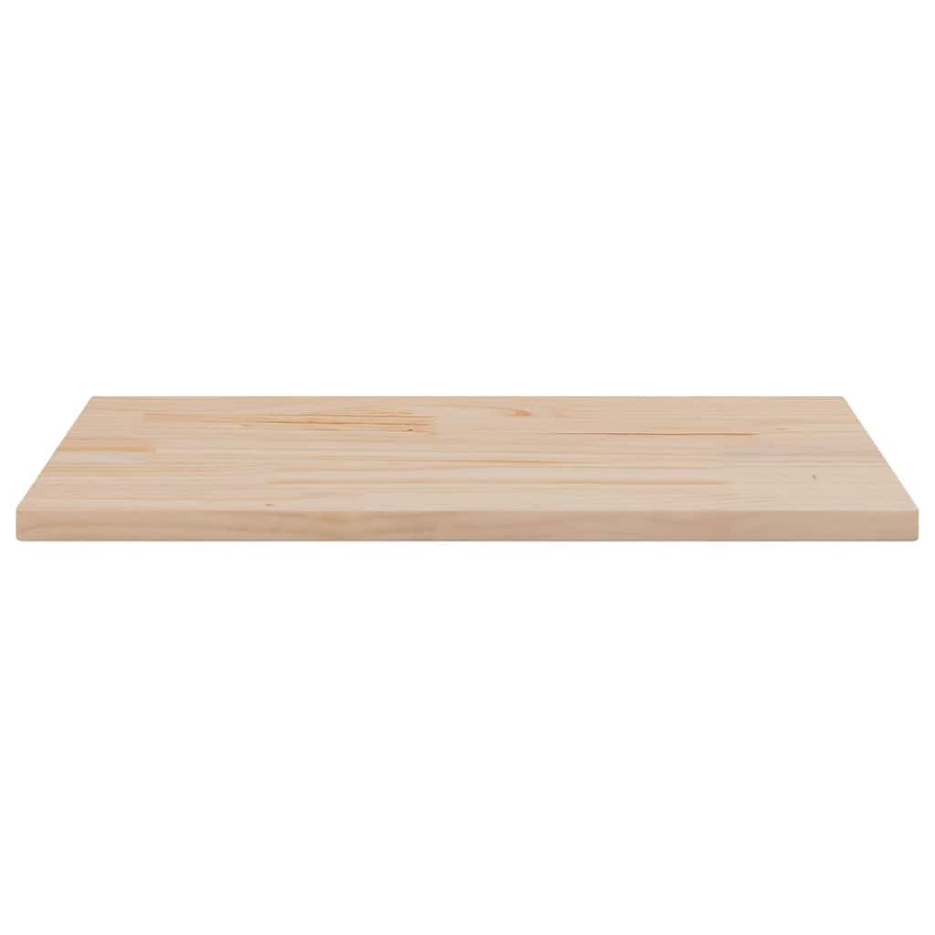Tischplatte Weiß 40x40x2,5 cm Massivholz Kiefer Quadratisch