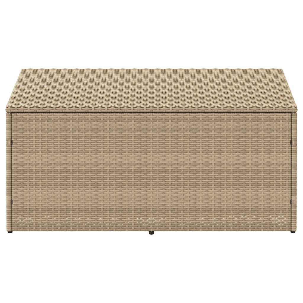 Garten-Aufbewahrungsbox Schwarz 110 x 50 x 58 cm Poly Rattan