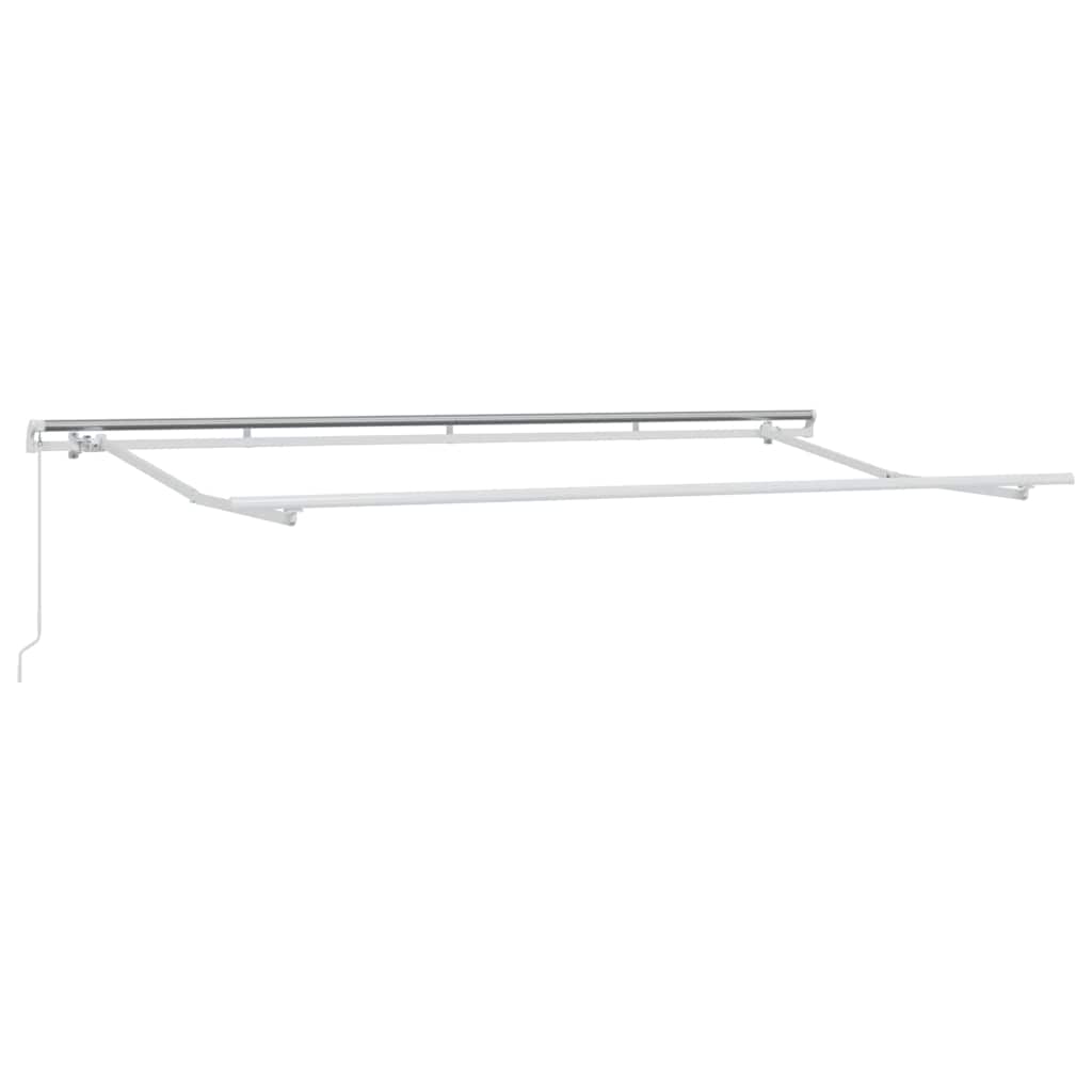 Markisenrahmen Weiß 2,5 x 2 m Metall