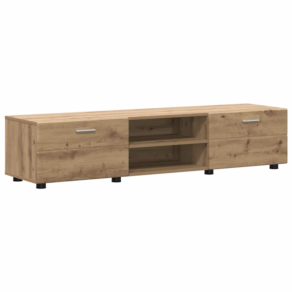 Highboard mit Regal FLORIN Weiß 60 x 35 x 182 cm Holzwerkstoff