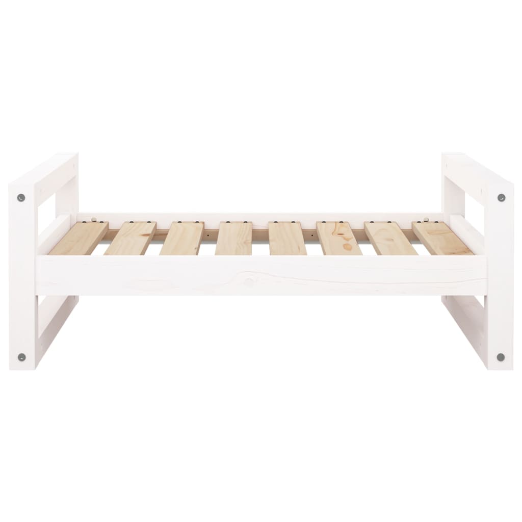 Hundebett 55,5x45,5x28 cm Massivholz Kiefer