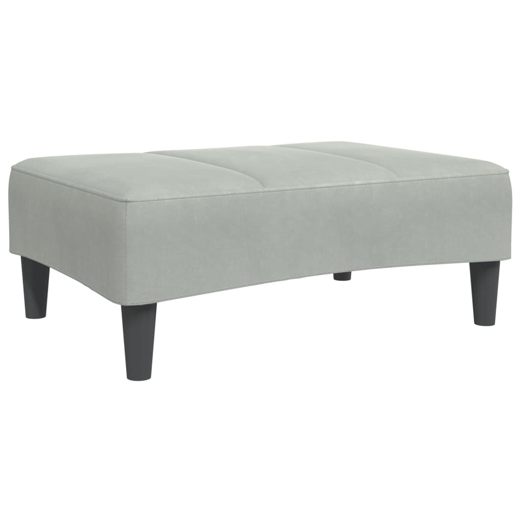Fußhocker Blau 77x55x31 cm Samt