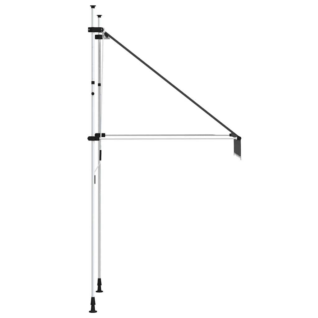 Einziehbare Markise Handbetrieben 150 cm Anthrazit