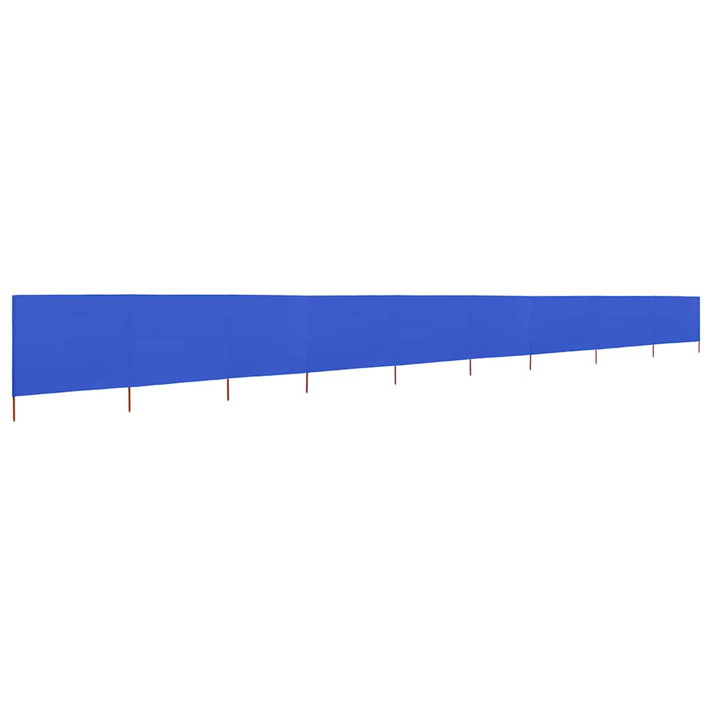 3-teiliges Windschutzgewebe 400 x 120 cm Weiß