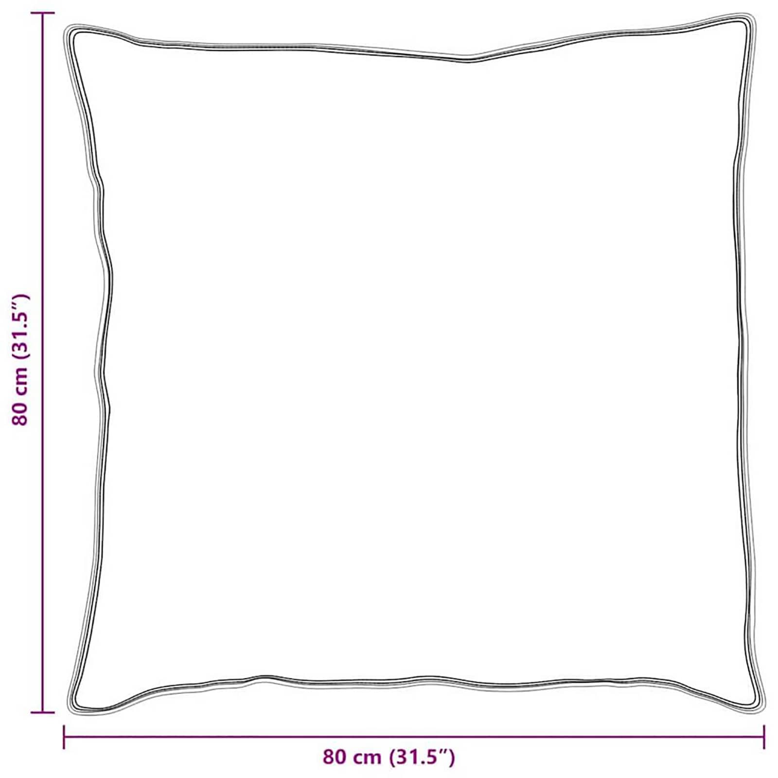 Sommerdecke mit Kissen 2 pcs Weiß Daunenfeder