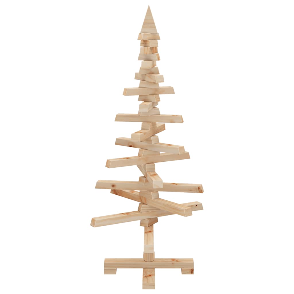 Weihnachtsbaum Holz zum Schmücken 60 cm Massivholz Kiefer