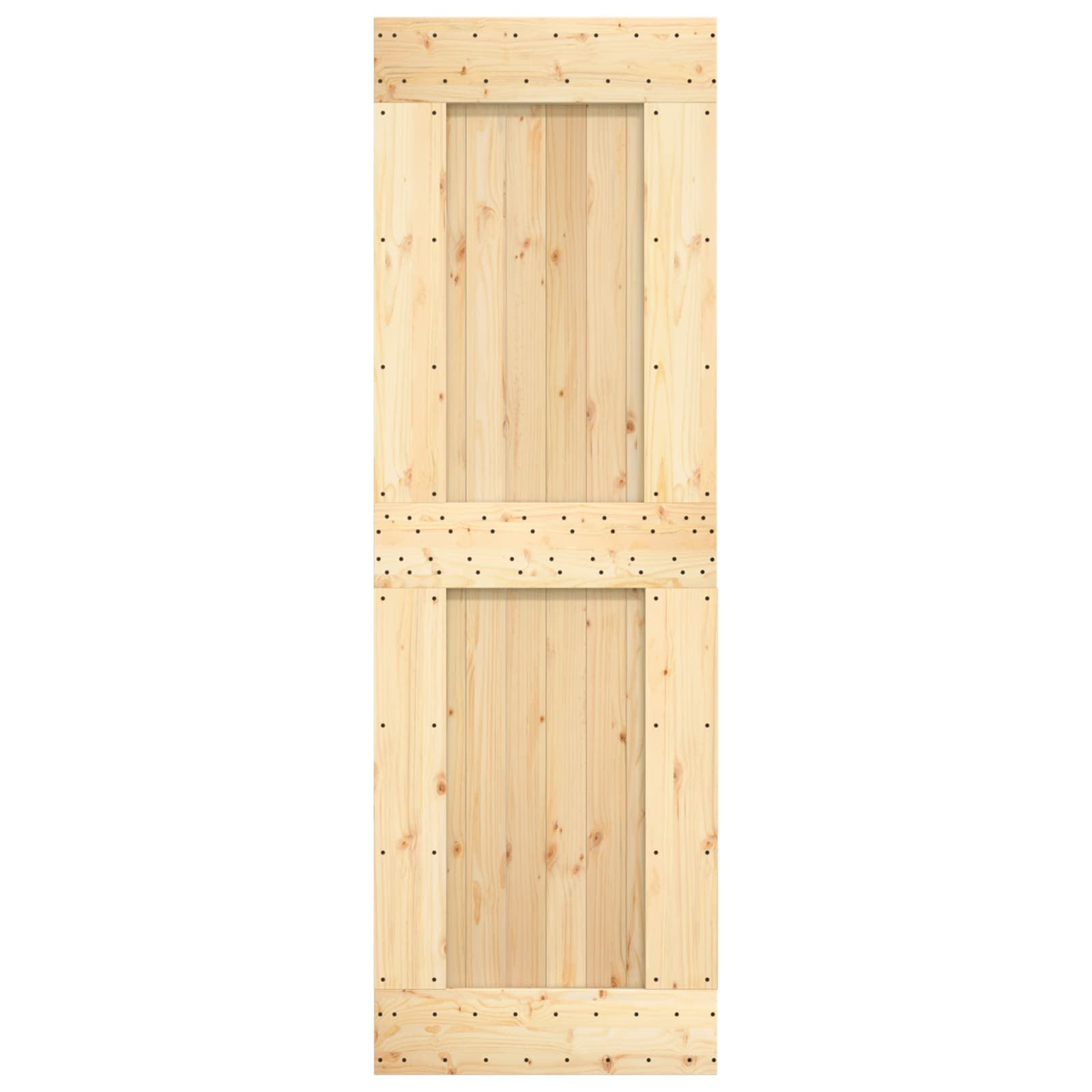 Tür NARVIK Natur 80 x 210 cm Massivkiefer