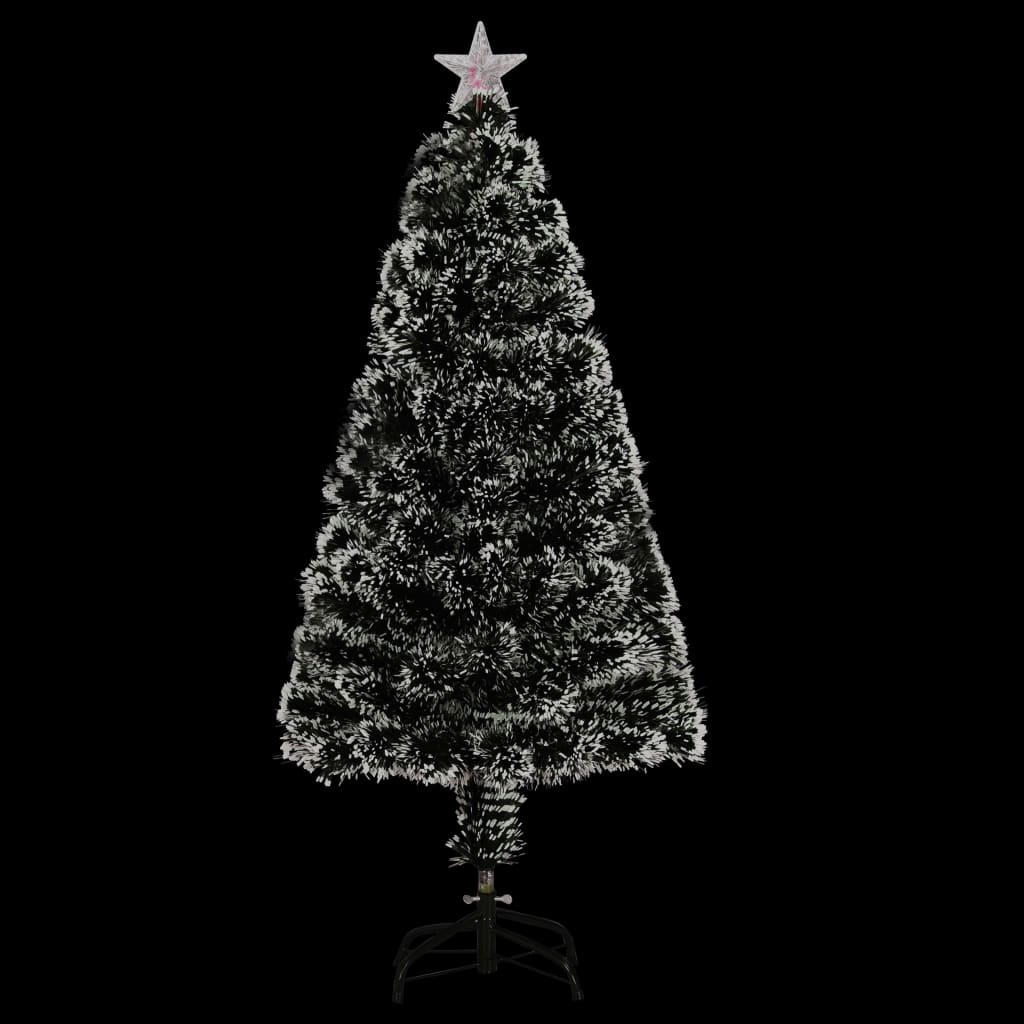 Vorbeleuchteter Weihnachtsbaum mit Ständer und LED 150 cm Glasfaser