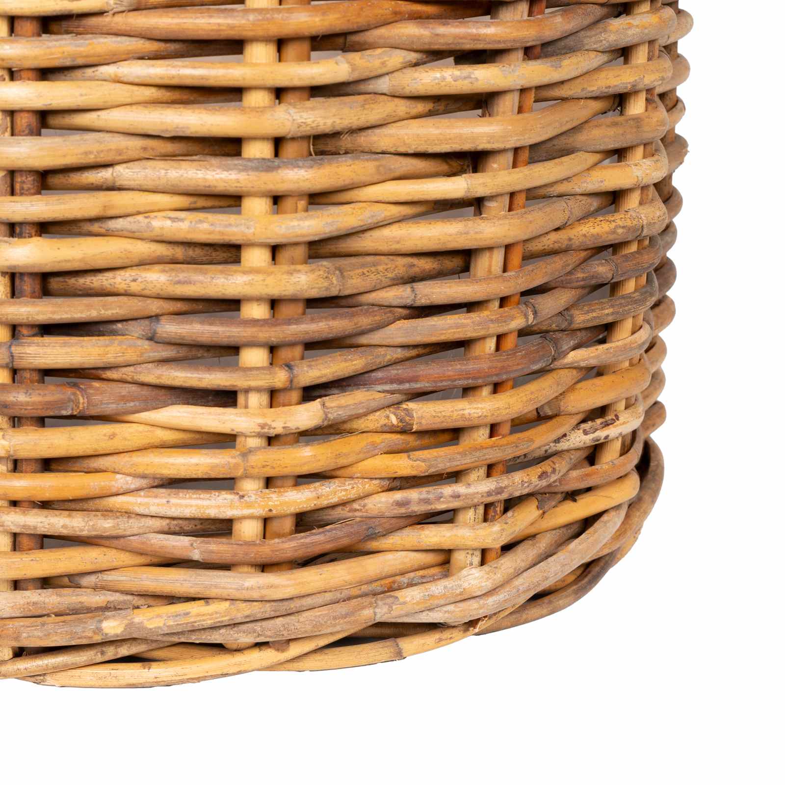 Blumentopf Korb 2 Stk. Natürliches Grau Kubu Rattan