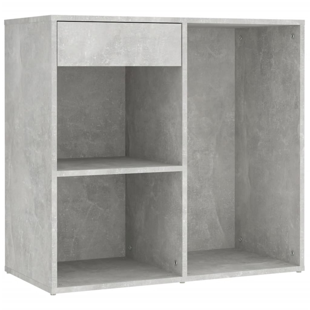 LED-Schminktisch mit Schrank Weiß Holzwerkstoff