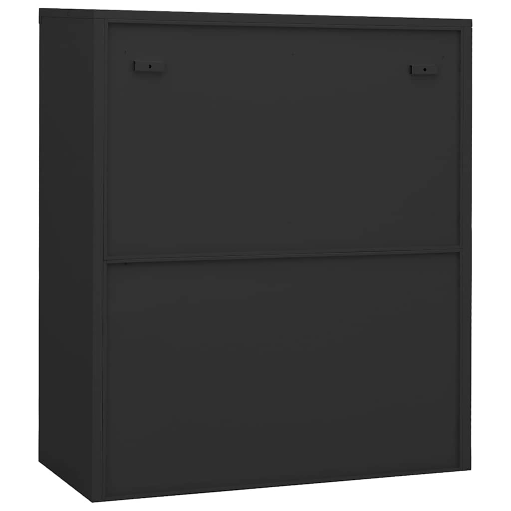 Büroschrank Weiß 90x40x70 cm Stahl