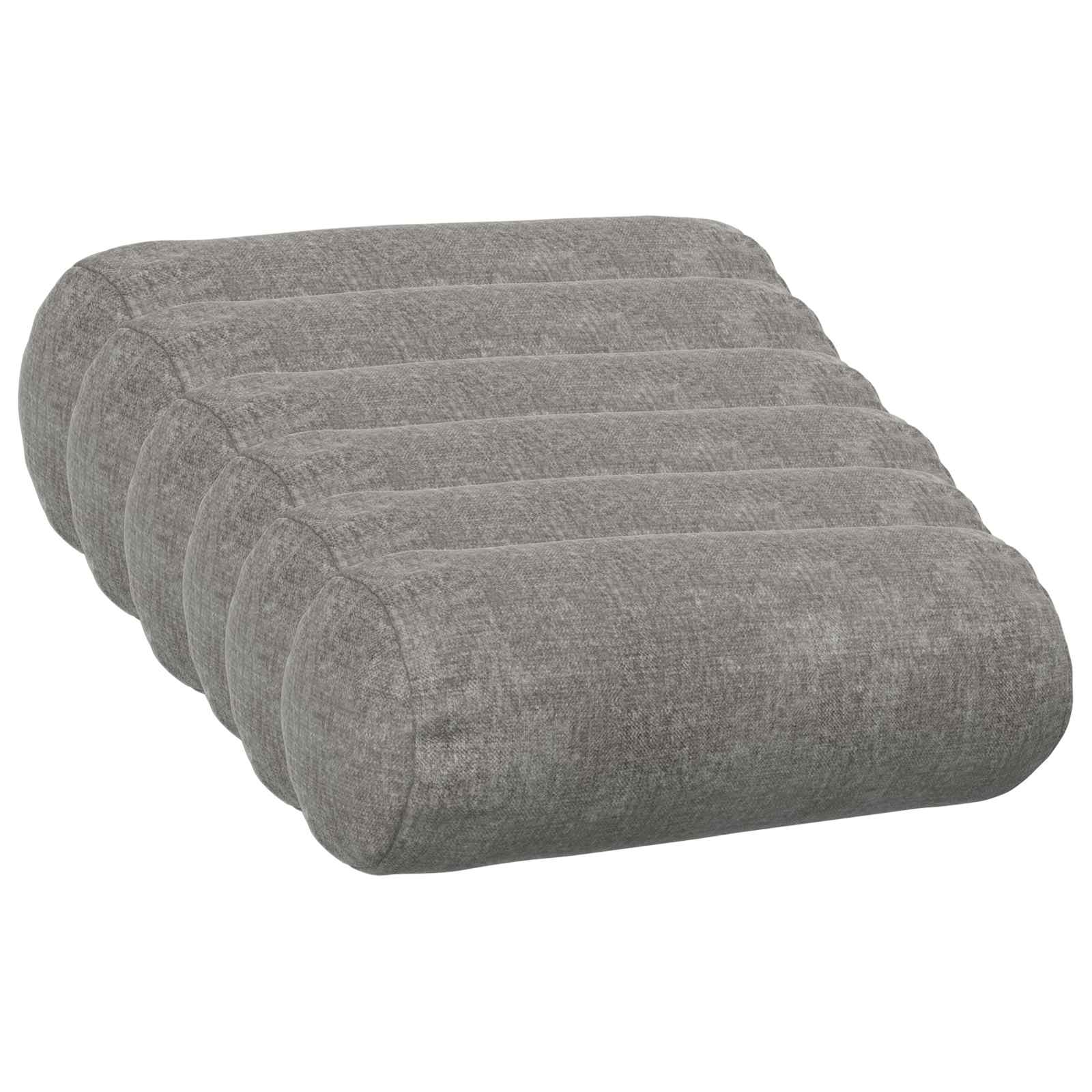 Kissenbezug 6 Stk. HEERLEN Dunkelgrau 30 x 30 cm Chenille-Stoff