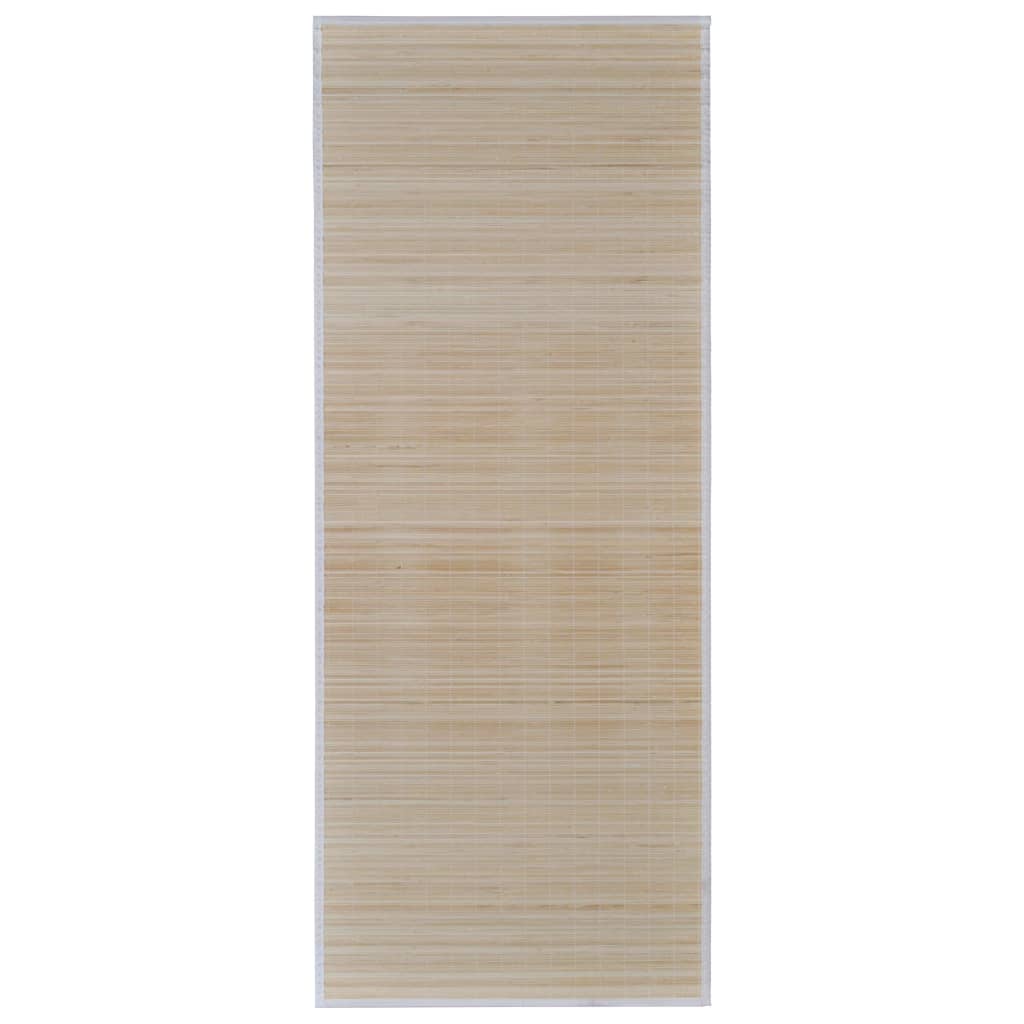 Bambusteppiche 2 Stk. Rechteckig Natur 120x180 cm