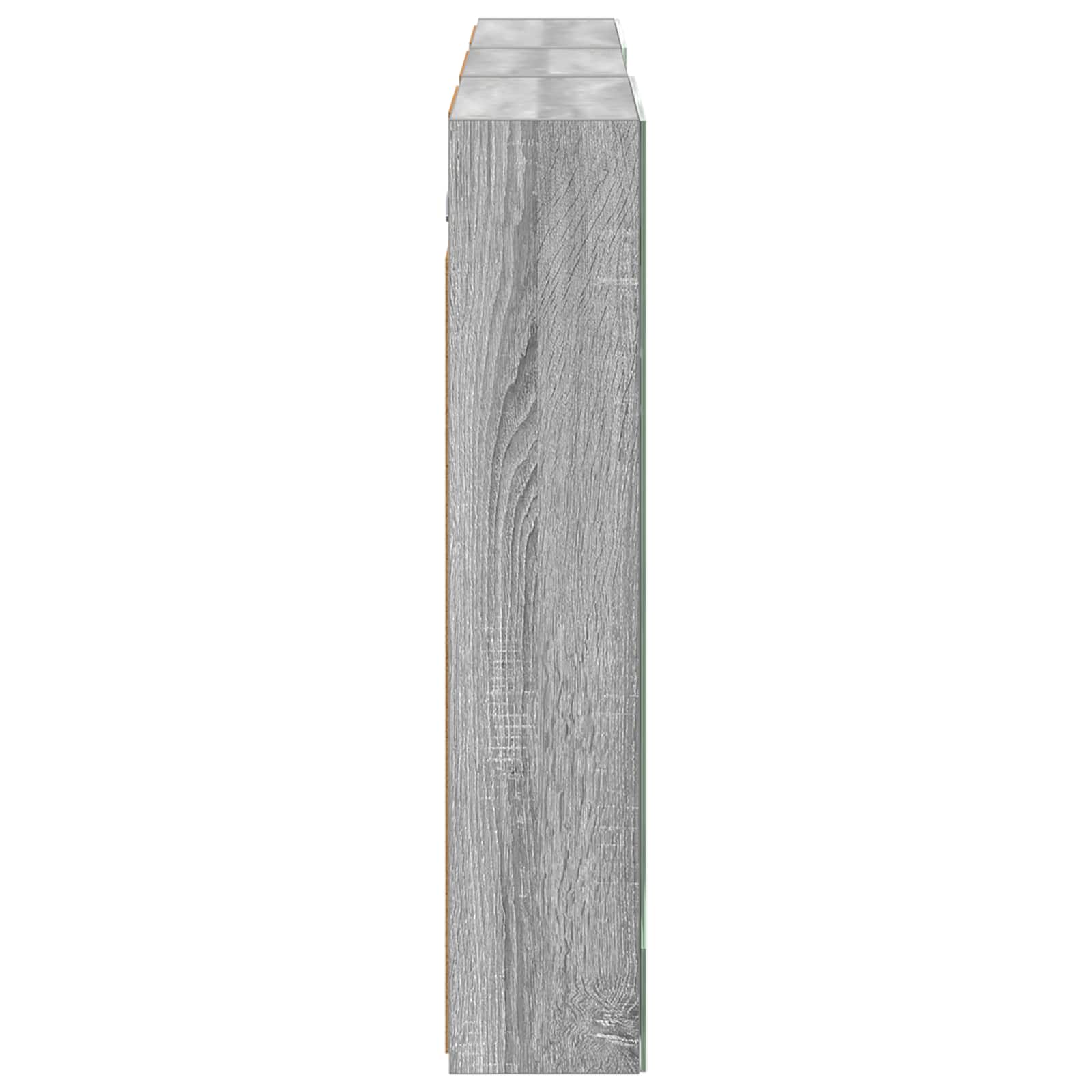 Badezimmerschrank-Set 3 pcs 80 x 10,5 x 50 cm Holzwerkstoff