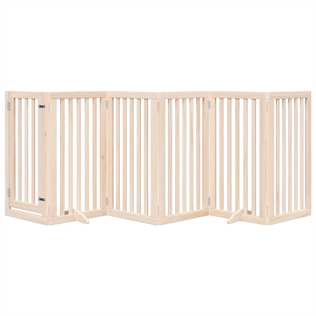 Hundegitter Faltbar 3 Paneele 150 cm Pappelholz