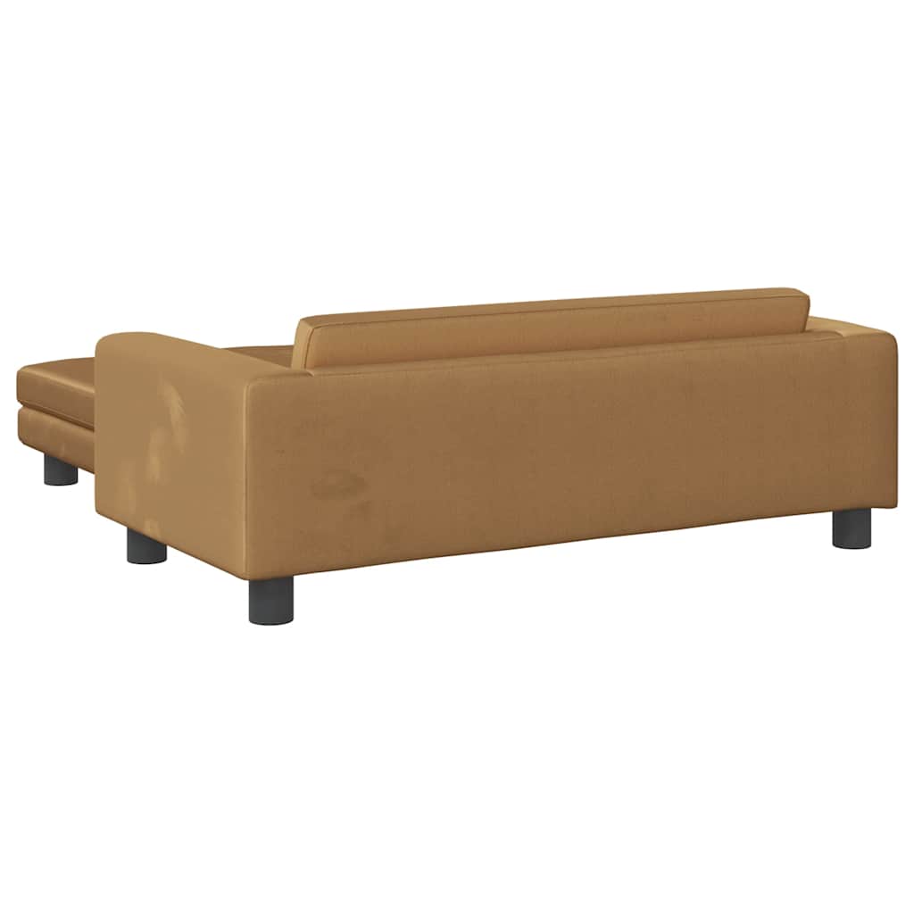 Hundebett mit Verlängerung Creme 100x50x30 cm Samt