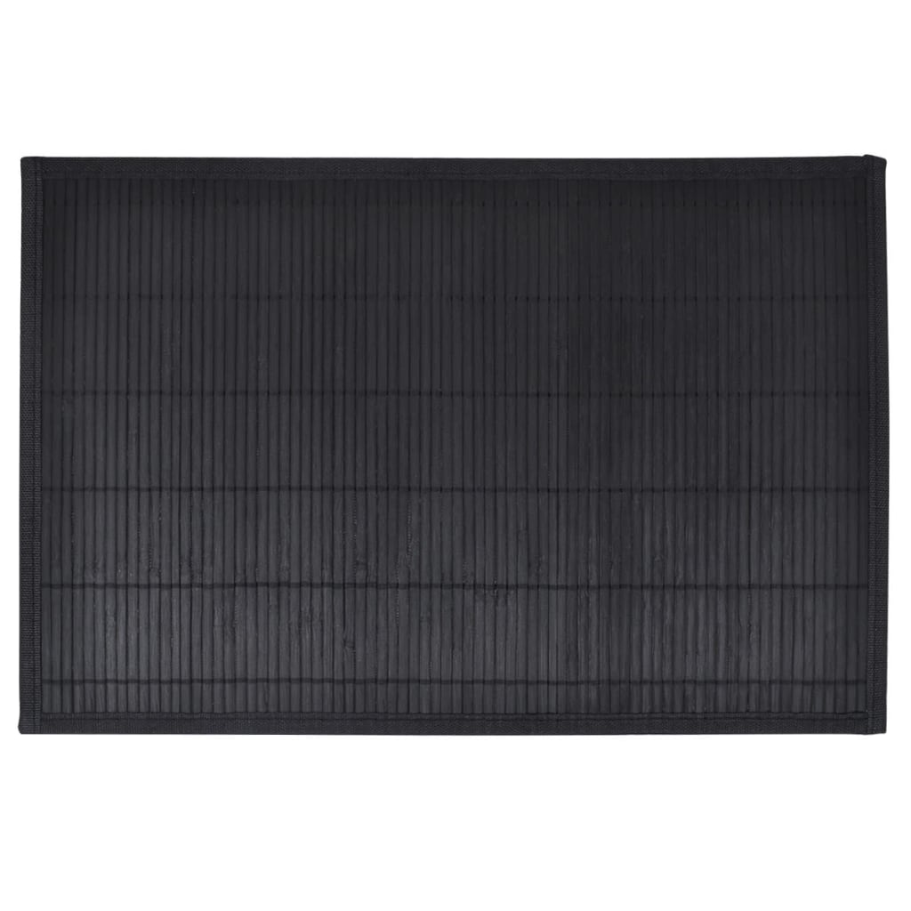 6 Bambus-Platzdeckchen 30 x 45 cm Natur