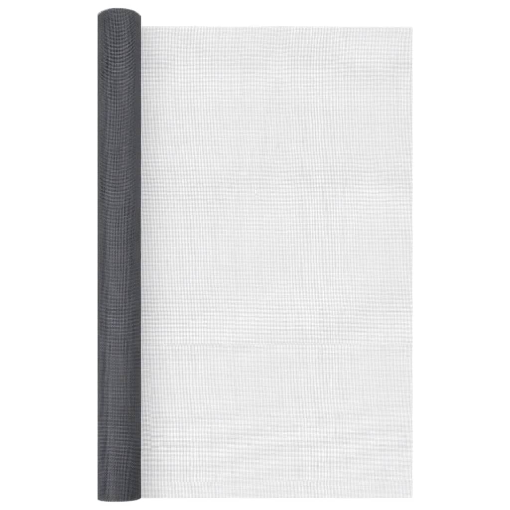 Fiberglas Mesh-Rolle Insektenschutzgitter Tür/Fenster 100 x 500 cm schwarz