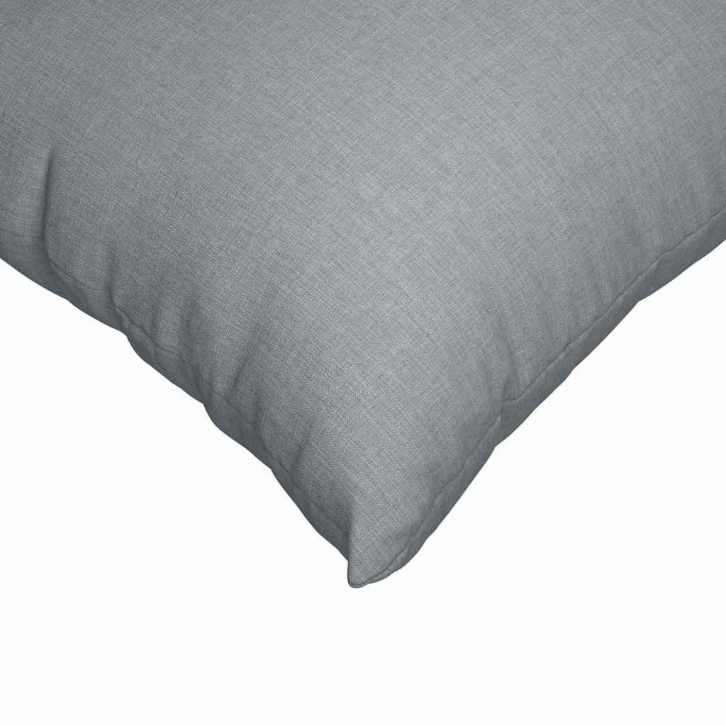 Sofakissen 2 pcs Hellgrau 50 x 30 cm Stoff