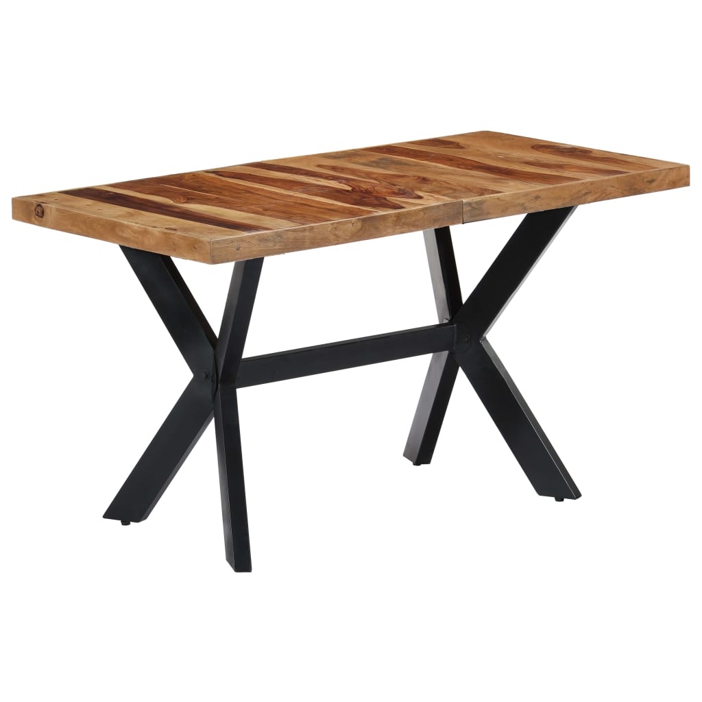 Esstisch Massivholz Mango und Stahlgestell 180 cm