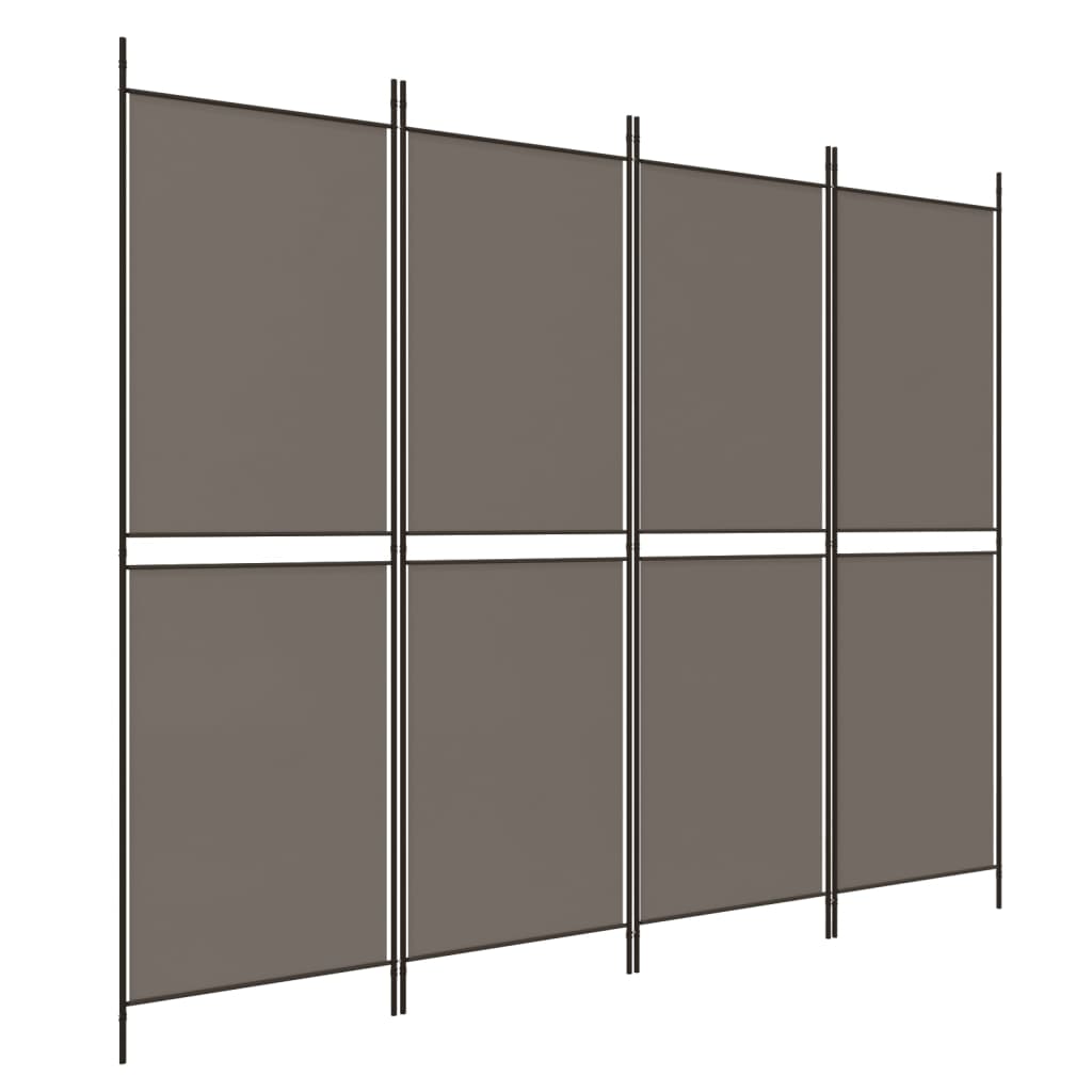 3-teiliger Raumteiler Beige 150 x 180 cm Stoff