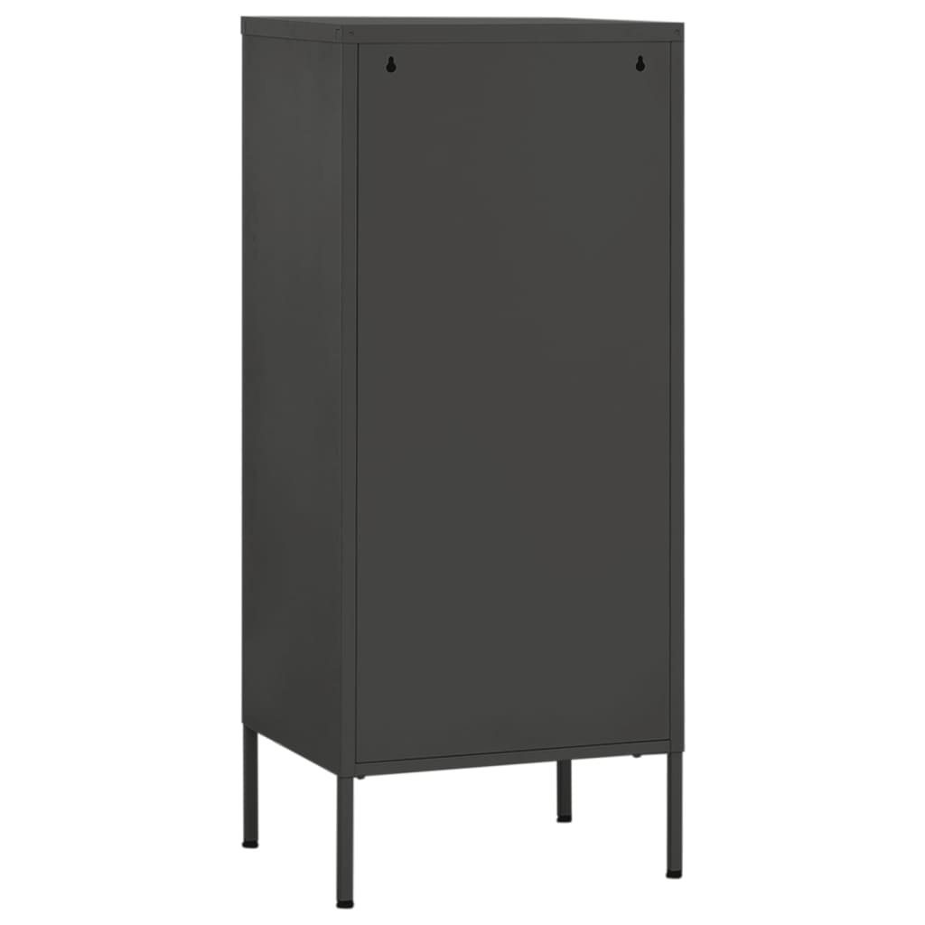 Beistellschrank Olivgrün 42,5x35x101,5 cm Stahl