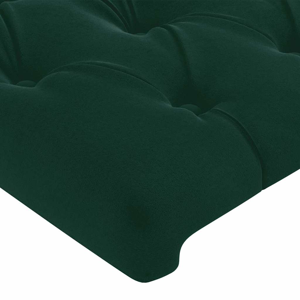 Kopfteil Hellgrau 80x7x118/128 cm Samt