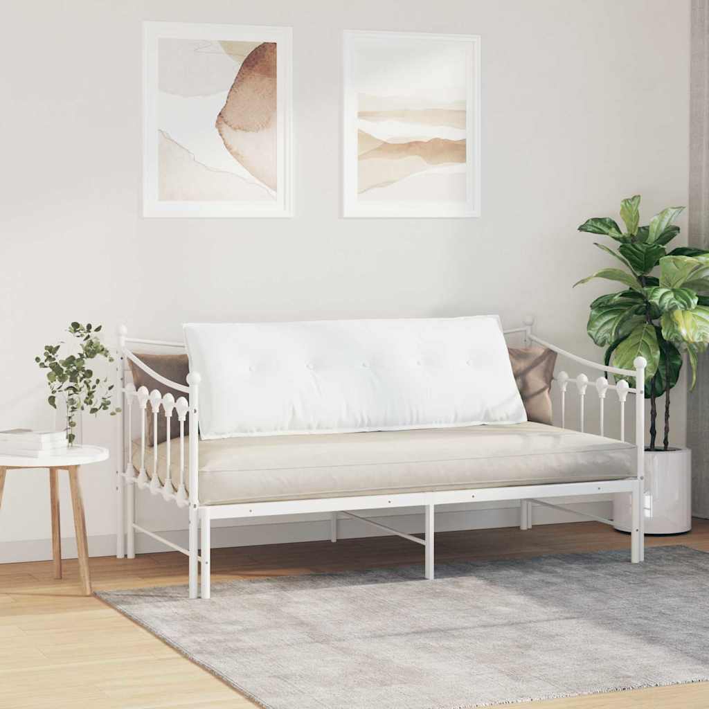 Rückenkissen Hellgrau 50 x 19 x 45 cm Stoff