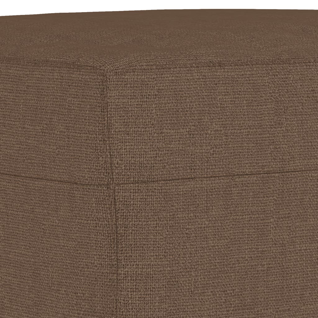 Fußhocker Hellgrau 60x50x41 cm Stoff
