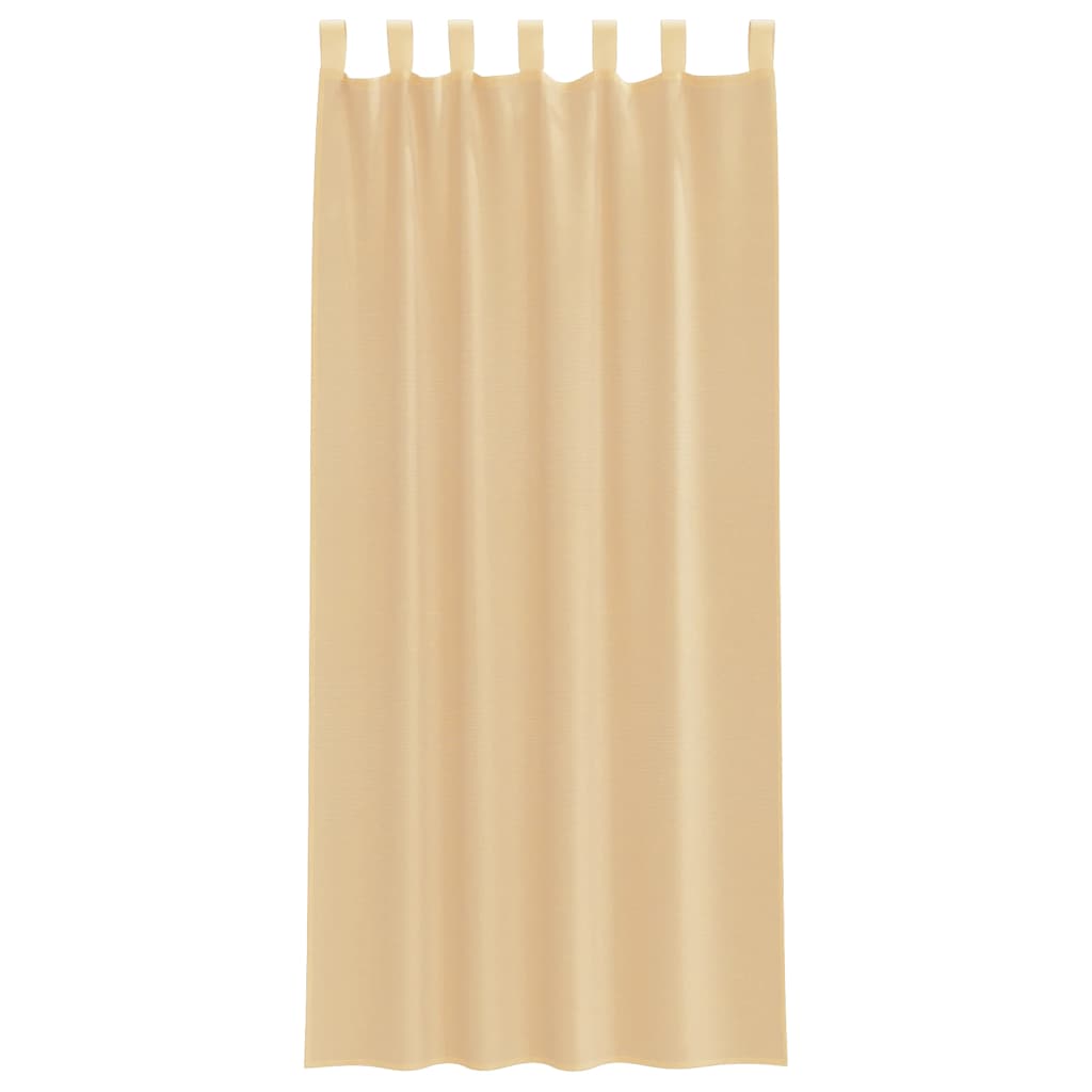 Voile Vorhänge mit Ösen 2 Stk. Apfelgrün 140x140 cm
