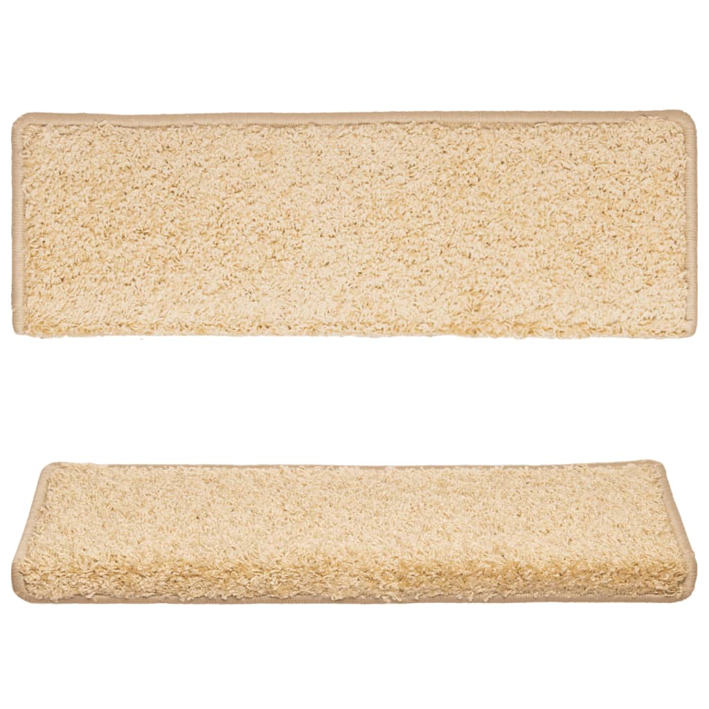 Stufenmatten 15 Stk. 65x21x4 cm Grau Rechteckiger Rand