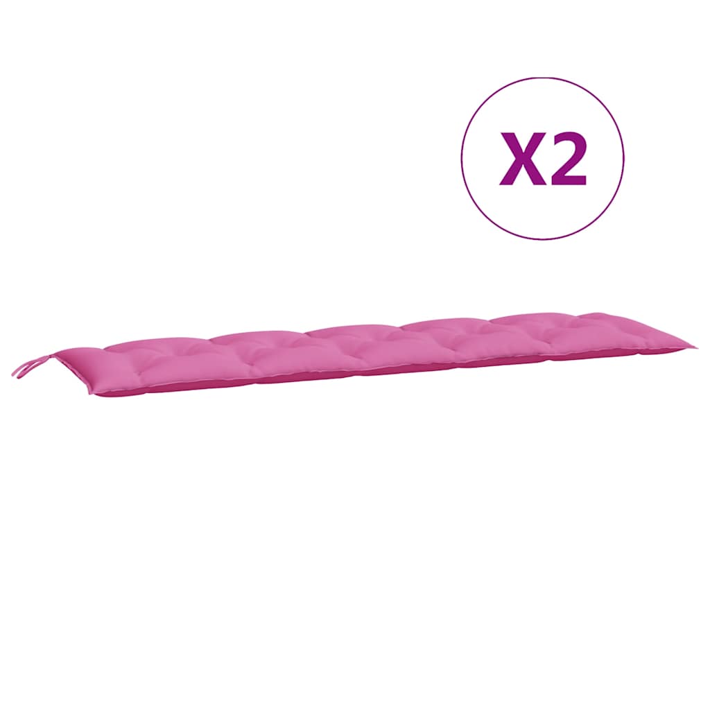 Gartenbank-Auflage Anthrazit 100x(50+50)x7 cm Oxford-Gewebe