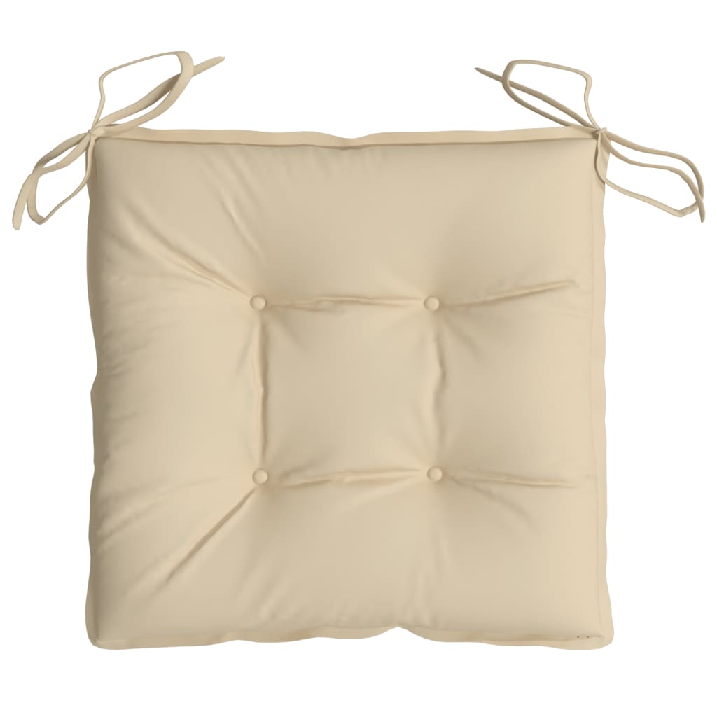 Stuhlkissen 4 Stk. Hellblau 40x40x7 cm Oxford-Gewebe