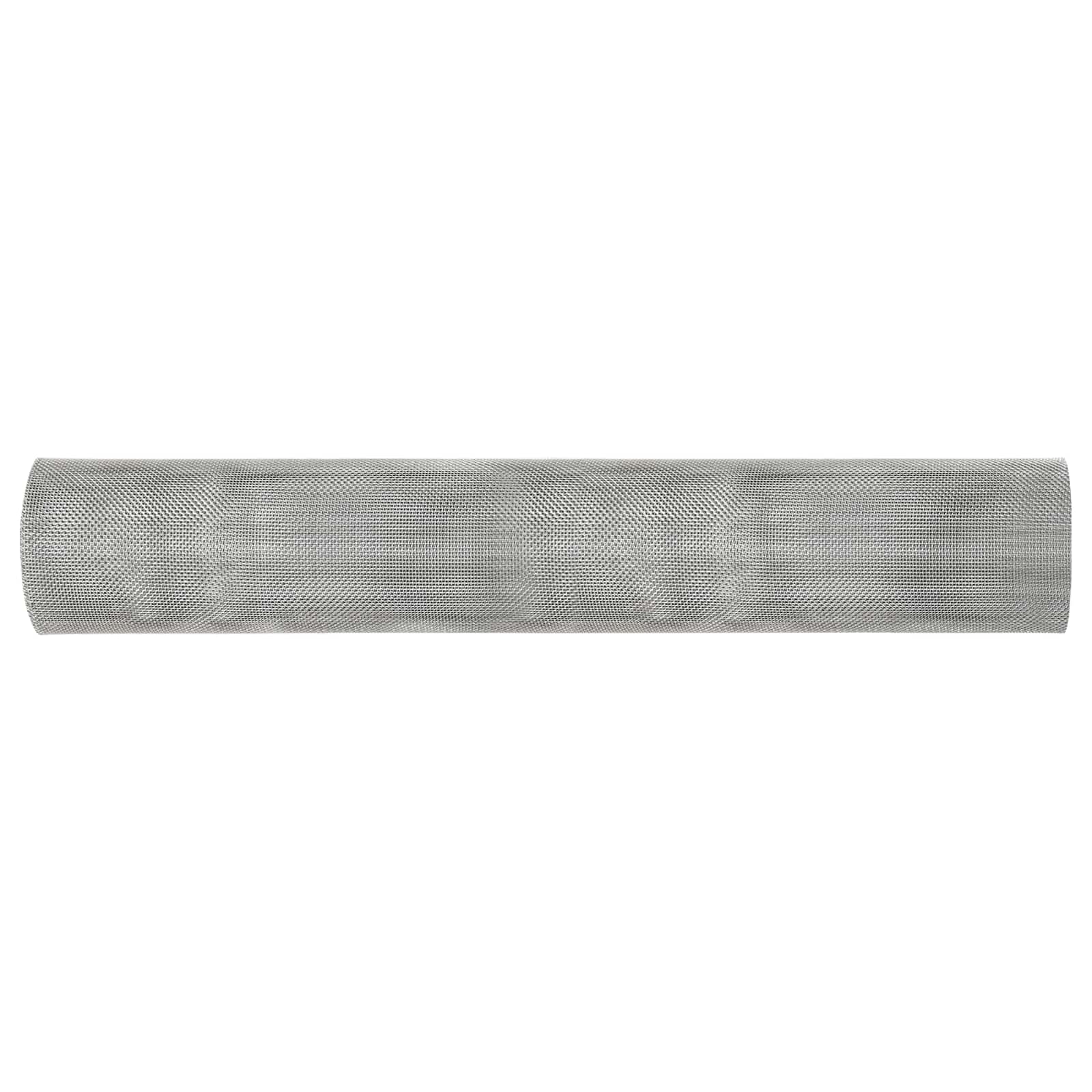 Drahtzäune 100 x 500 cm Mesh Edelstahl 201 Silber
