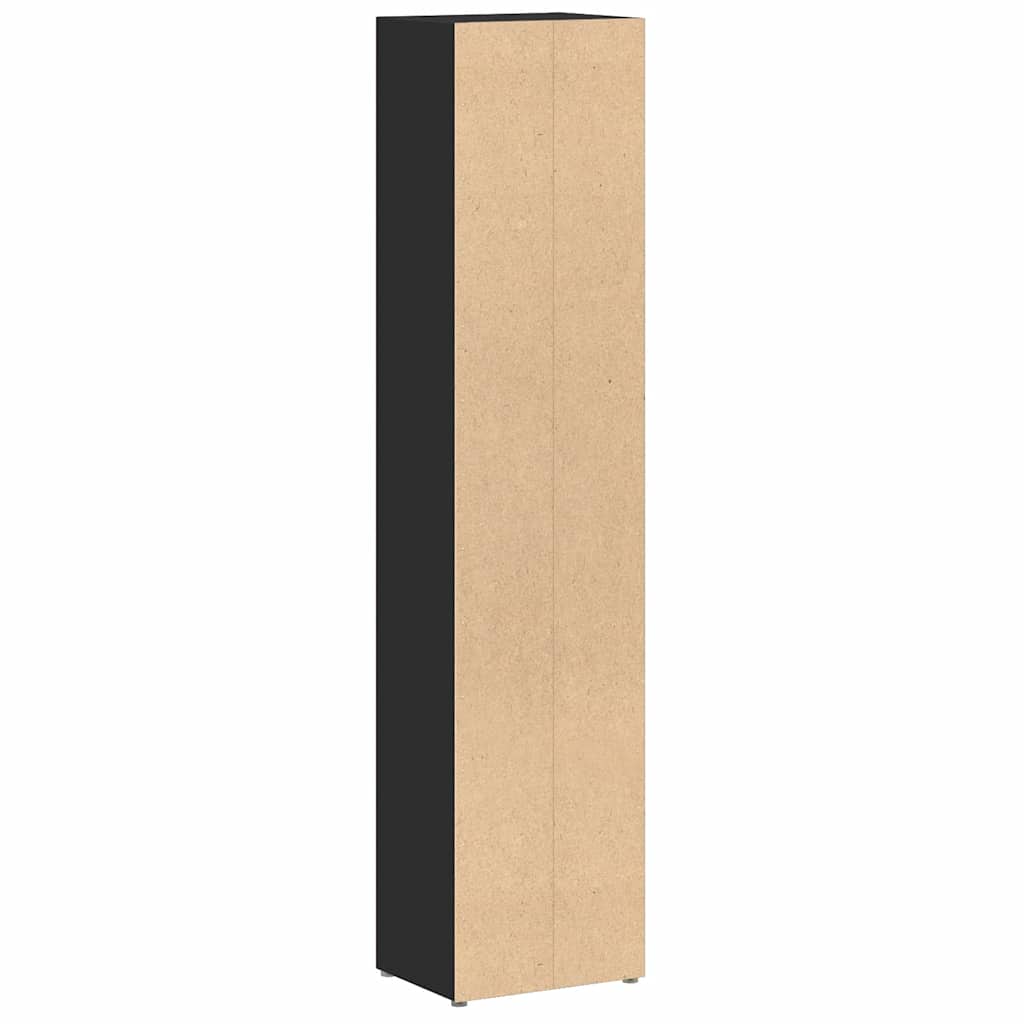 CD-Regale 2 Stk. Weiß 21x16x93,5 cm Holzwerkstoff