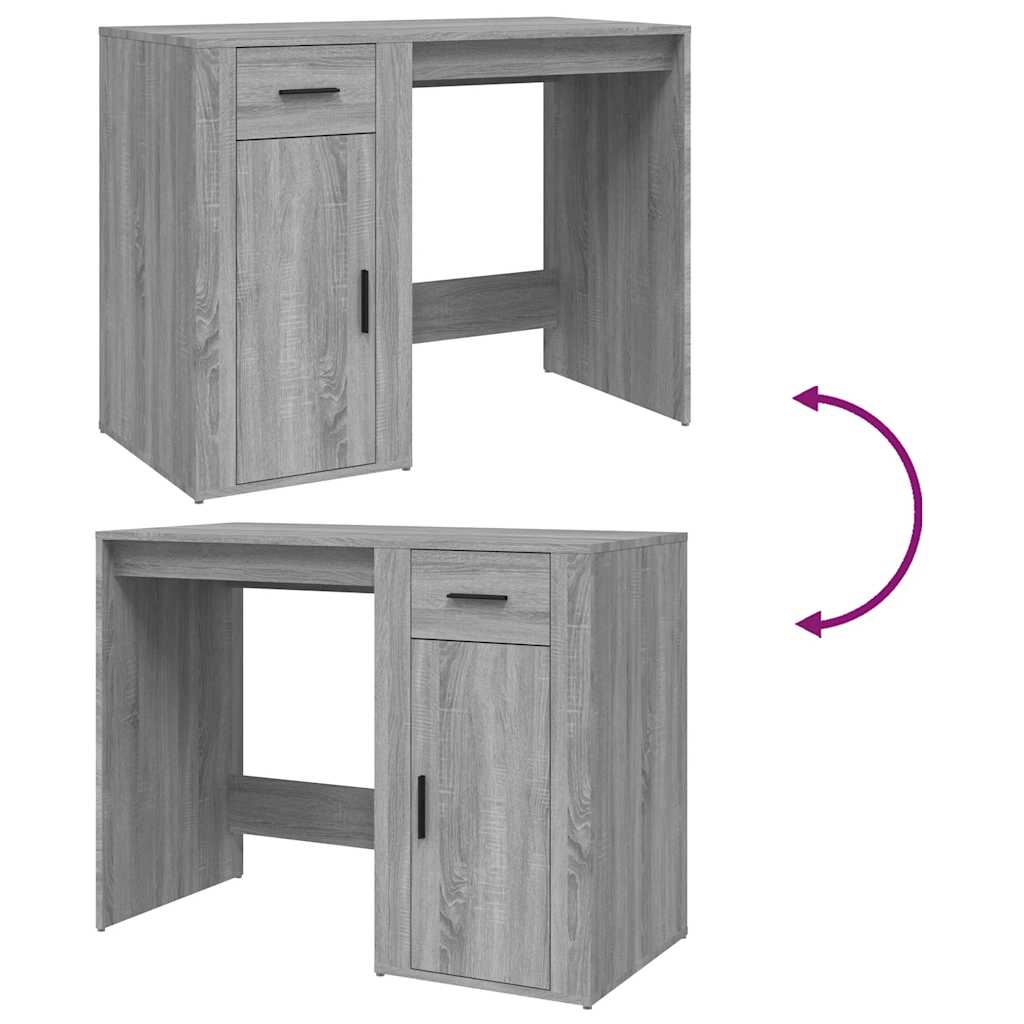 Schreibtisch Weiß 100x49x75 cm Holzwerkstoff