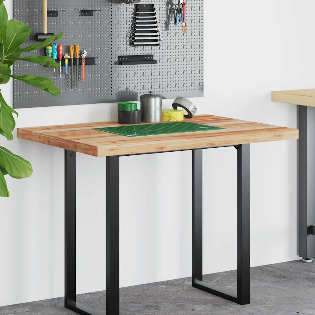 Schreibtischplatte Unbehandelt 60x50x2 cm Massivholz Akazie