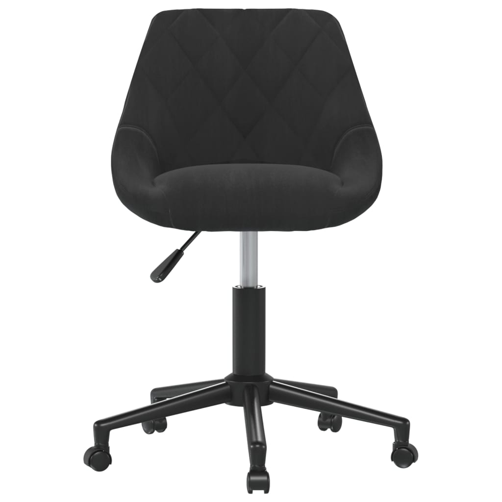 Bürostuhl Drehbar Creme Samt