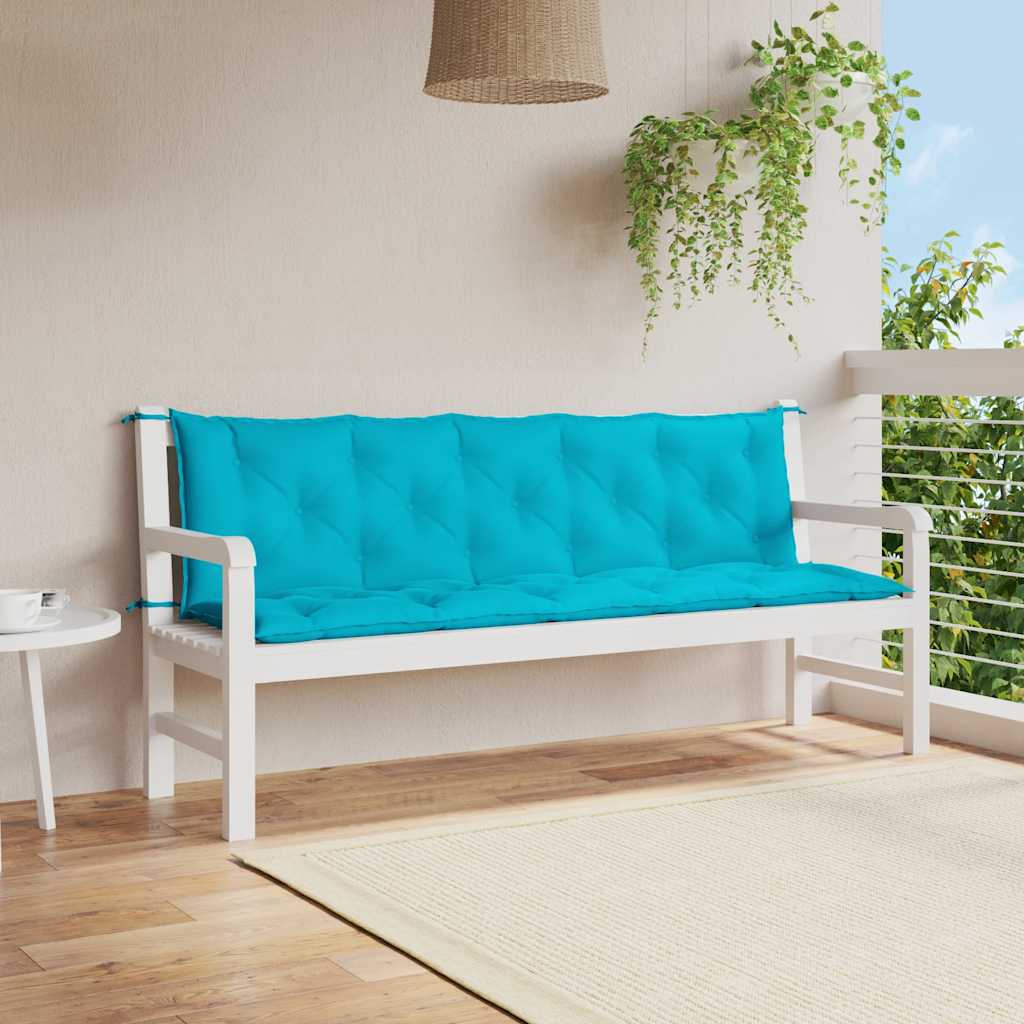 Gartenbank-Auflage Anthrazit 100x(50+50)x7 cm Oxford-Gewebe