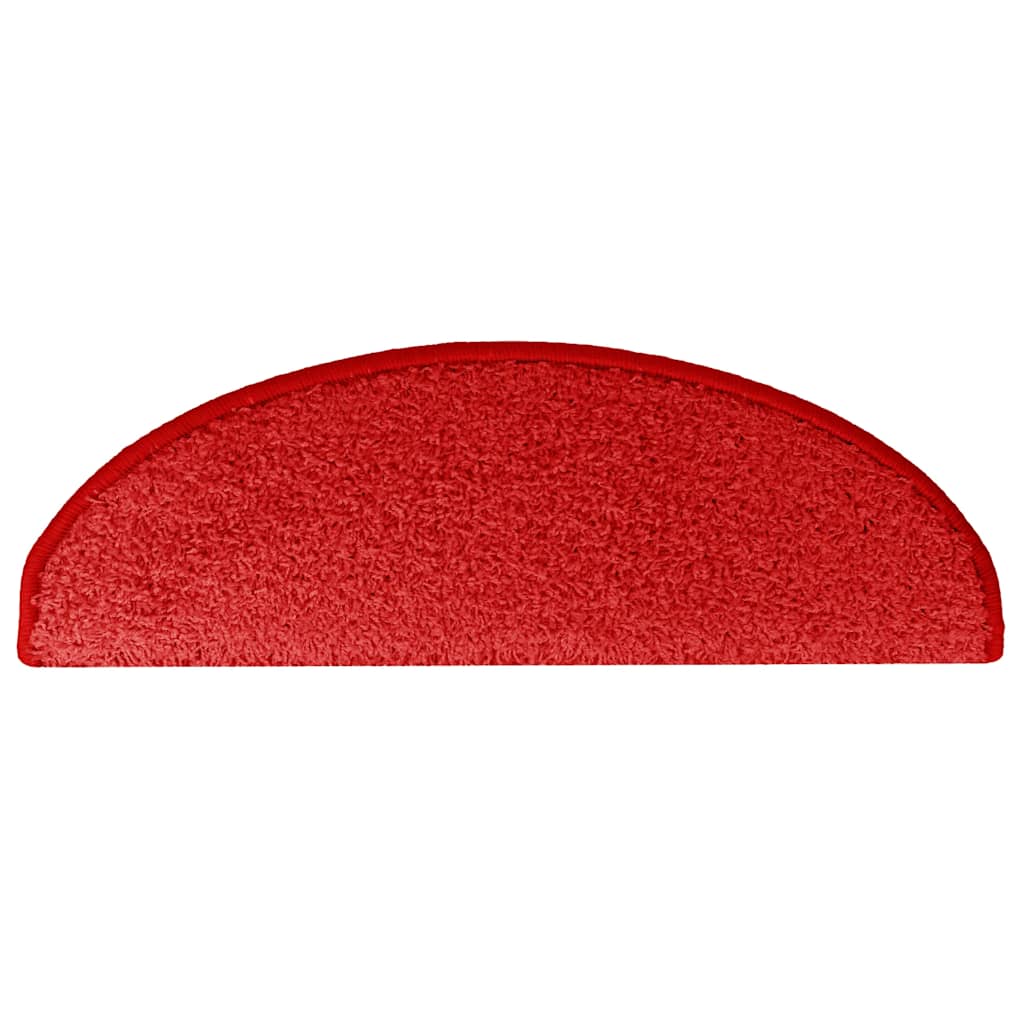 Stufenmatten 15 Stk. 56x17x3 cm Grau Halbrund
