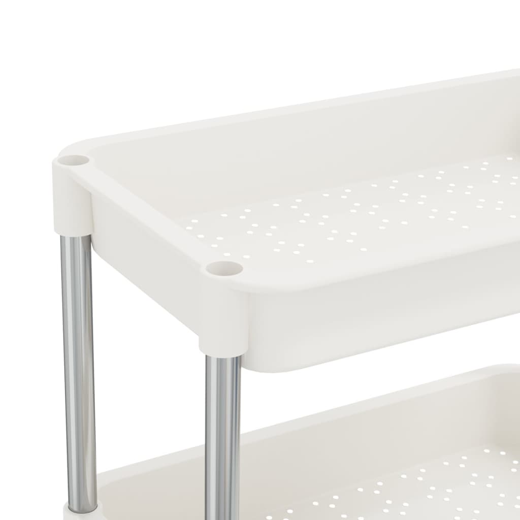 Küchenwagen 5 Etagen Türkis 42x29x128 cm Eisen und ABS