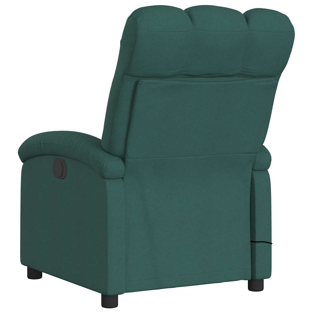 Massage-Relaxsessel, hellgrauer Stoff