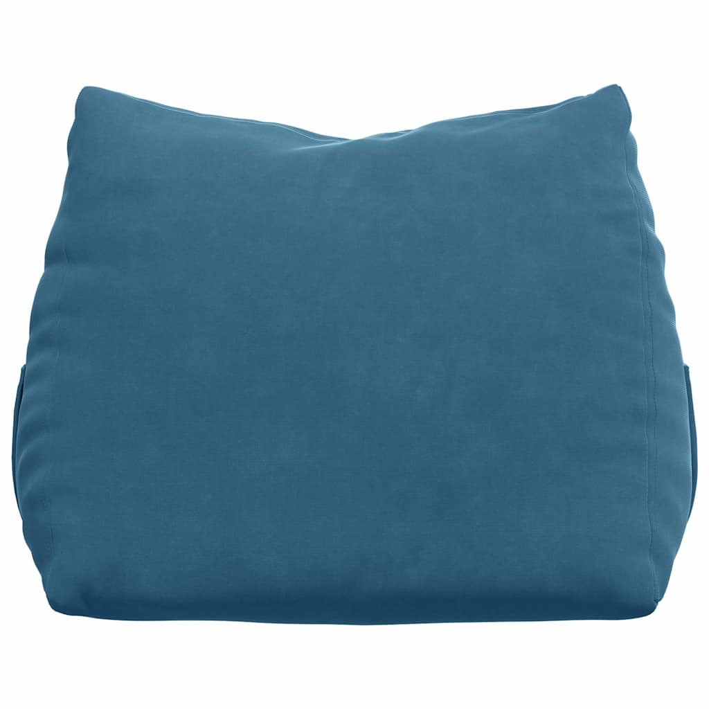 Rückenkissen Blau 45 x 20 x 35 cm Cordstoff