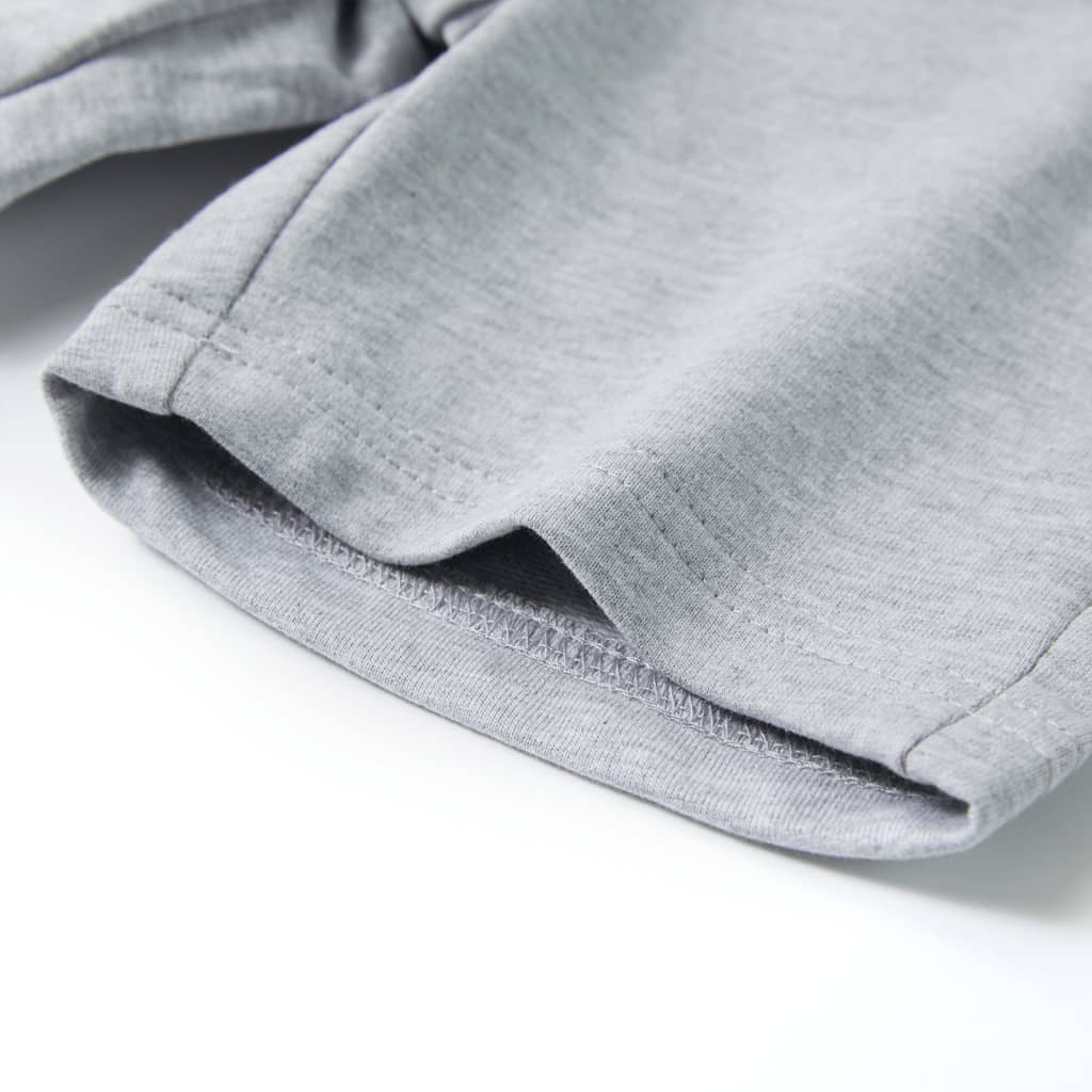 Kindershorts mit Kordelzug Dunkelblau Melange 140