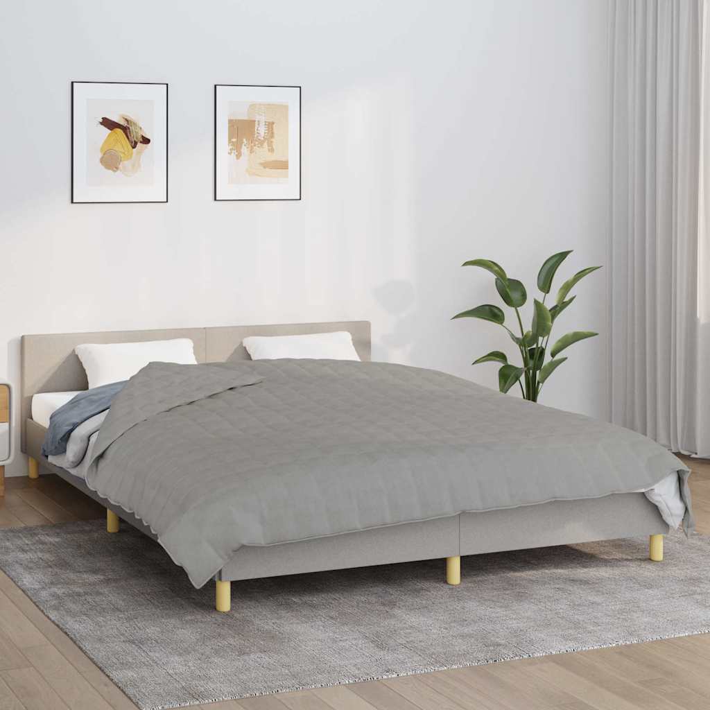Gewichtsdecke Grau 122x183 cm 5 kg Stoff